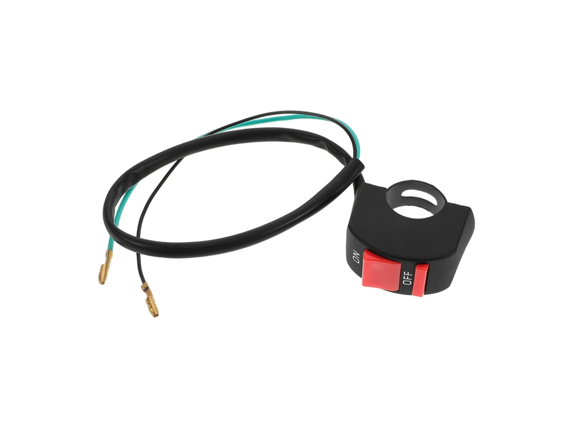 Interruptor De Guidão De Motocicleta De Alta Durabilidade, Feito De Plástico E Metal.
