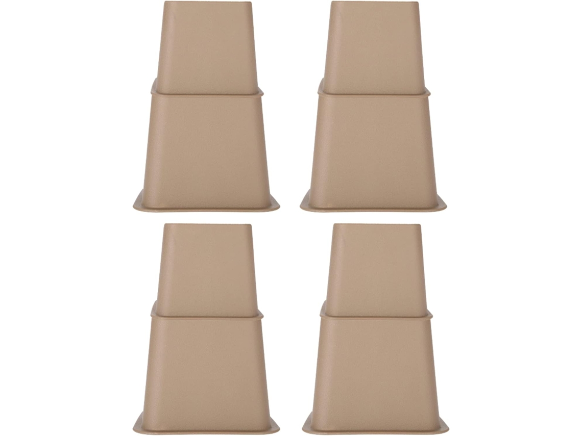 Elevadores De Móveis, Elevadores De Cama Com Altura Ajustável De 4x5 E 4x3 Polegadas