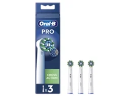 Recarga Escova Eléctrica Oral-B Pro Cross Action Branco (3 unidades)