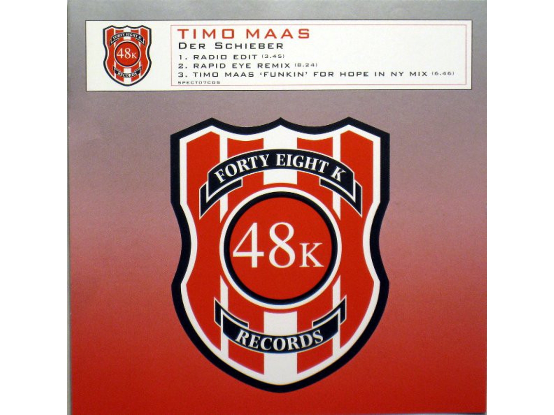 CD Timo Maas - Der Schieber
