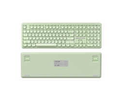 Teclado Sem Fio Ip108 3 Modos Bluetooth Mecânico Sensação De Mão - Verde - Luz Rgb