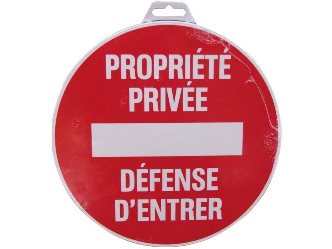 Placa De Proibição Redonda 300mm Propriedade Privada Novap 4061368