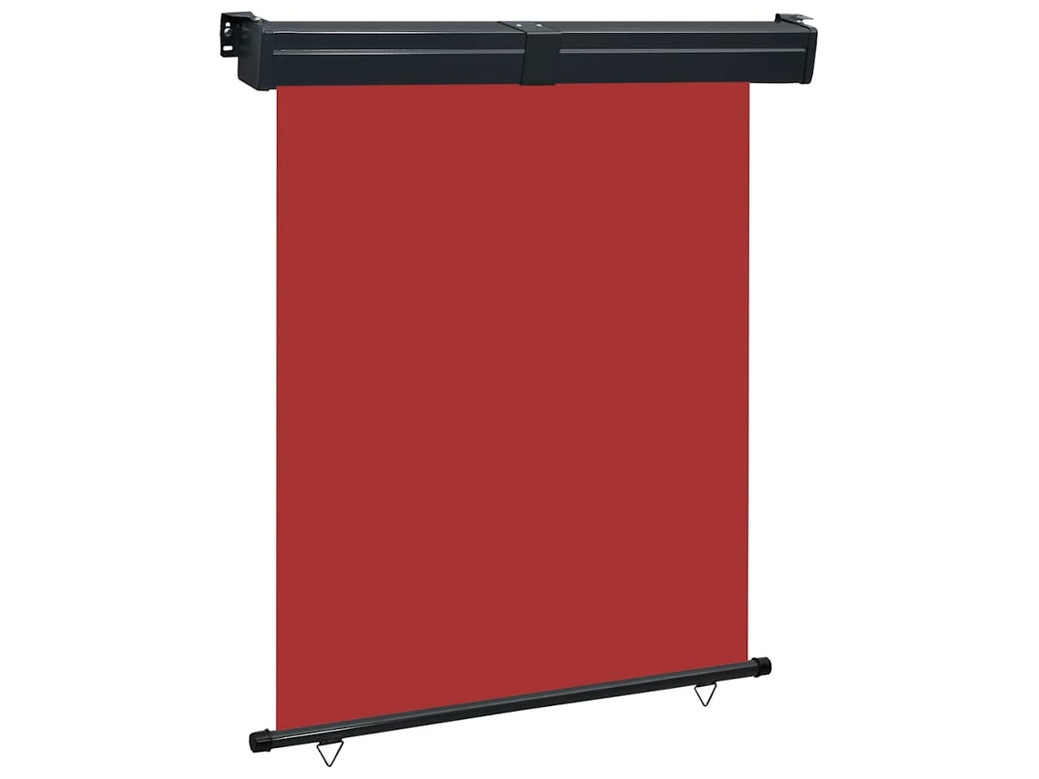 Toldo lateral para varanda VIDAXL vermelho (140x250 cm)