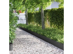 Vidaxl Delimitadores De Relvado 10 Pcs 103 X 0,05 X 22 Cm Aço Preto