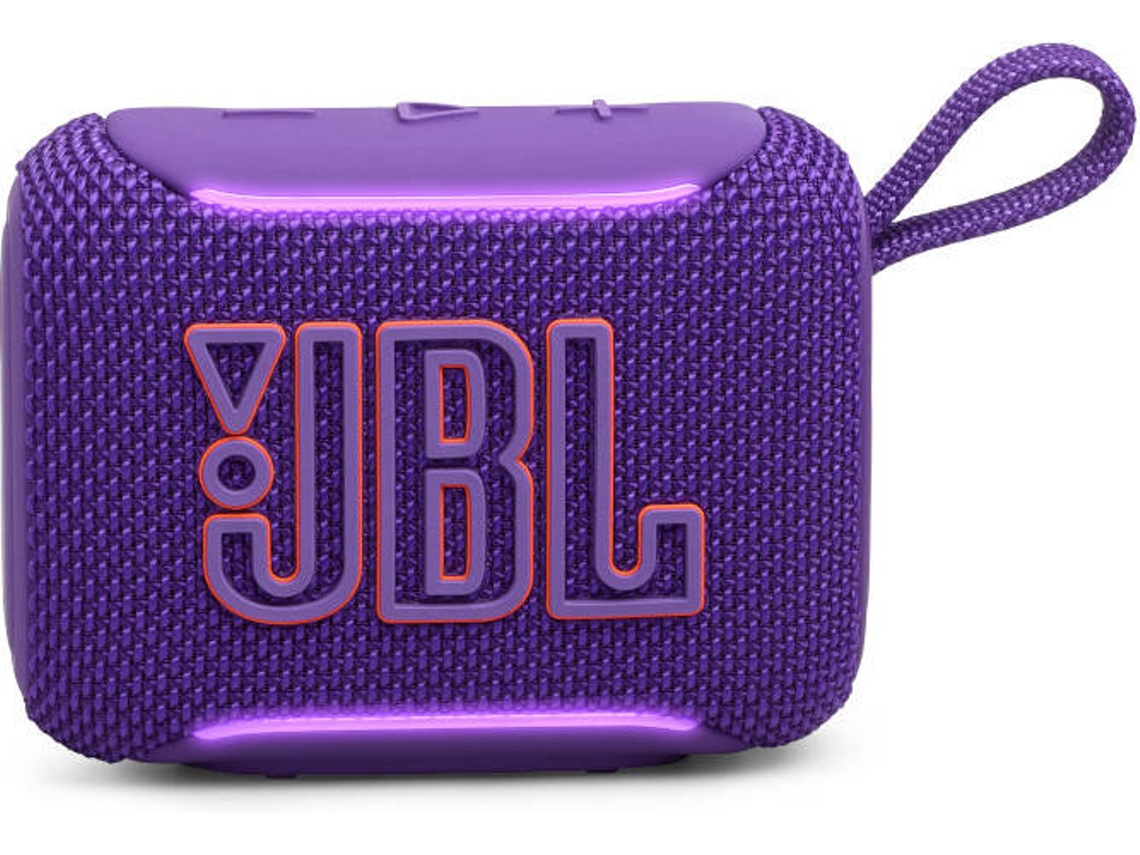 Coluna Bluetooth JBL Go 5 (4.8 W RMS - Autonomia: Até 10h - Roxo)