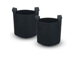 kit de 2 Sacos de Plantio Não Tecidos, 10 Galões | S/MARCA