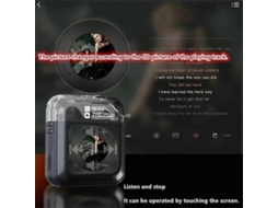 Fones De Ouvido Bluetooth Com Tela Sensível Ao Toque Led Colorida, Cancelamento De Ruído Ativo, Sem Fio, Inteligente, Anc Ly Ebike