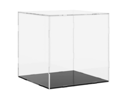 Vidaxl Caixa Expositora Transparente 30x30x30 Cm Acrílico