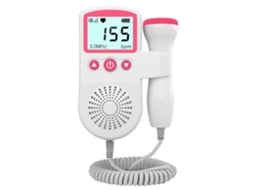 Monitor Fetal Doppler Monitor De Batimentos Cardíacos De Bebê Rosa GERTIZ