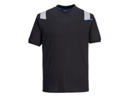 Camiseta Wx3 Fr Modaflame Segurança E Conforto / Preto / M Portwest