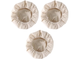 Conjunto De 3 Cestos Banneton Para Pão Artesanal, Em Linho, Com Forro De Linho, Para Massa Madre, Fermentação Natural E Padaria Doméstica