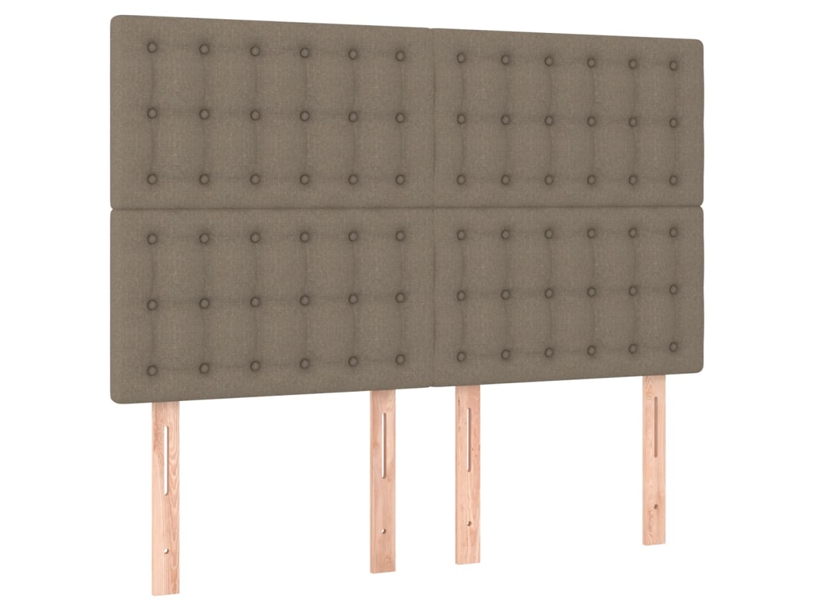 Headboard, Headboards Vidaxl Cinzento-acastanhado Tecido (144 Cm)