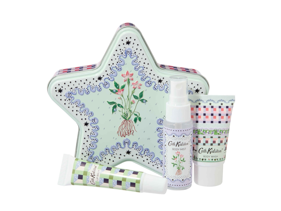 Coffret Lata em Forma de Estrela Mãos Lábios CATH KIDSTON
