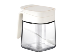 Tarro De Vidro Transparente Para Condimentos Sal Azúcar Pimienta Cocina Hogar Blanco