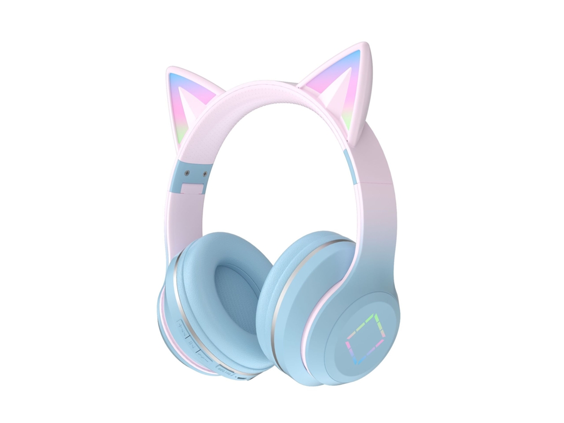 Fones De Ouvido Bluetooth Com Orelhas De Gato, Com Luzes Led. Brilvibera