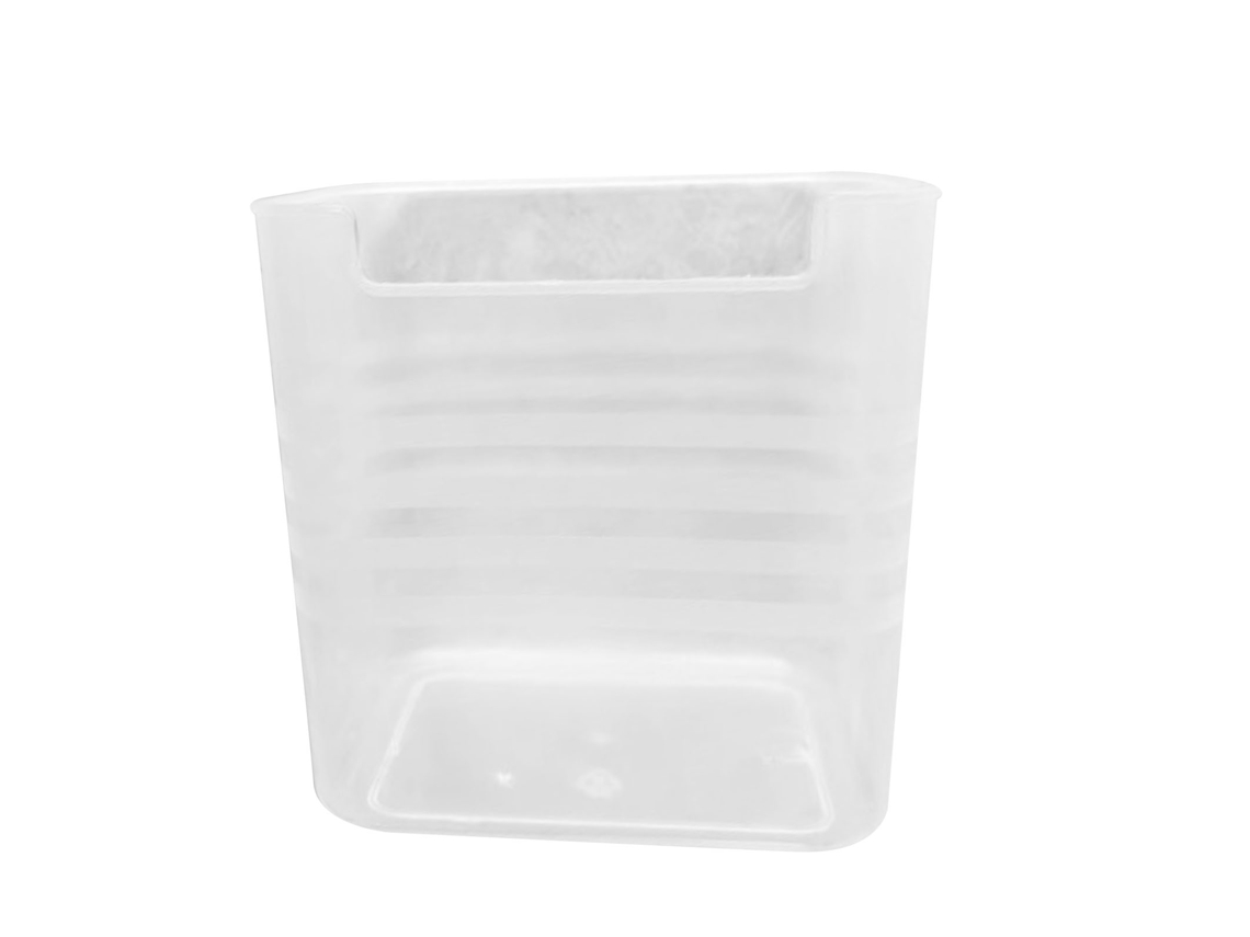 Caixa organizadora de armazenamento para porta lateral de geladeira com grande capacidade multifuncional com marca