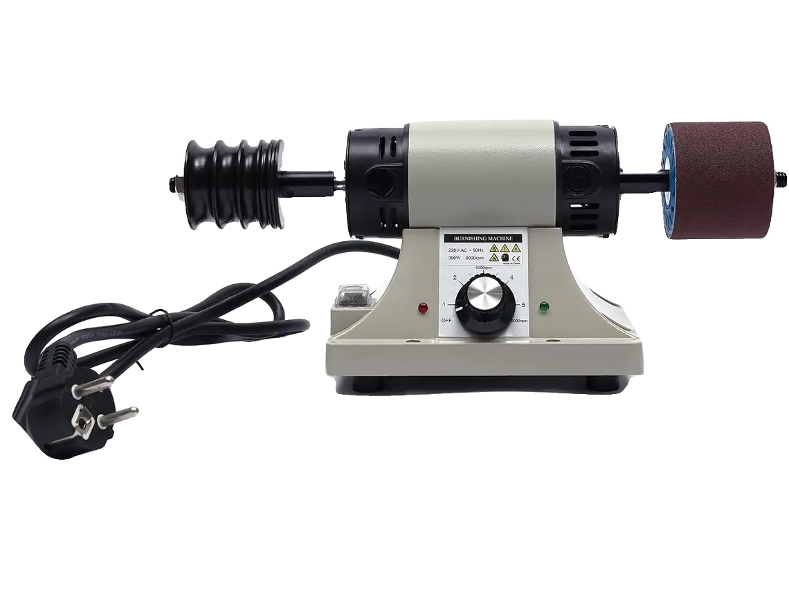 Polidor De Couro, Motor De 350w, Fácil De Usar, Cinza