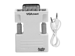Conversor Hdmi para Vga LAXISCREED 1080p com Cabo Áudio 3.5mm