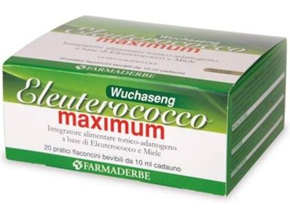 Suplemento Alimentar FARMADERBE Eleutherococcus Maximus (20 frascos de 10ml)