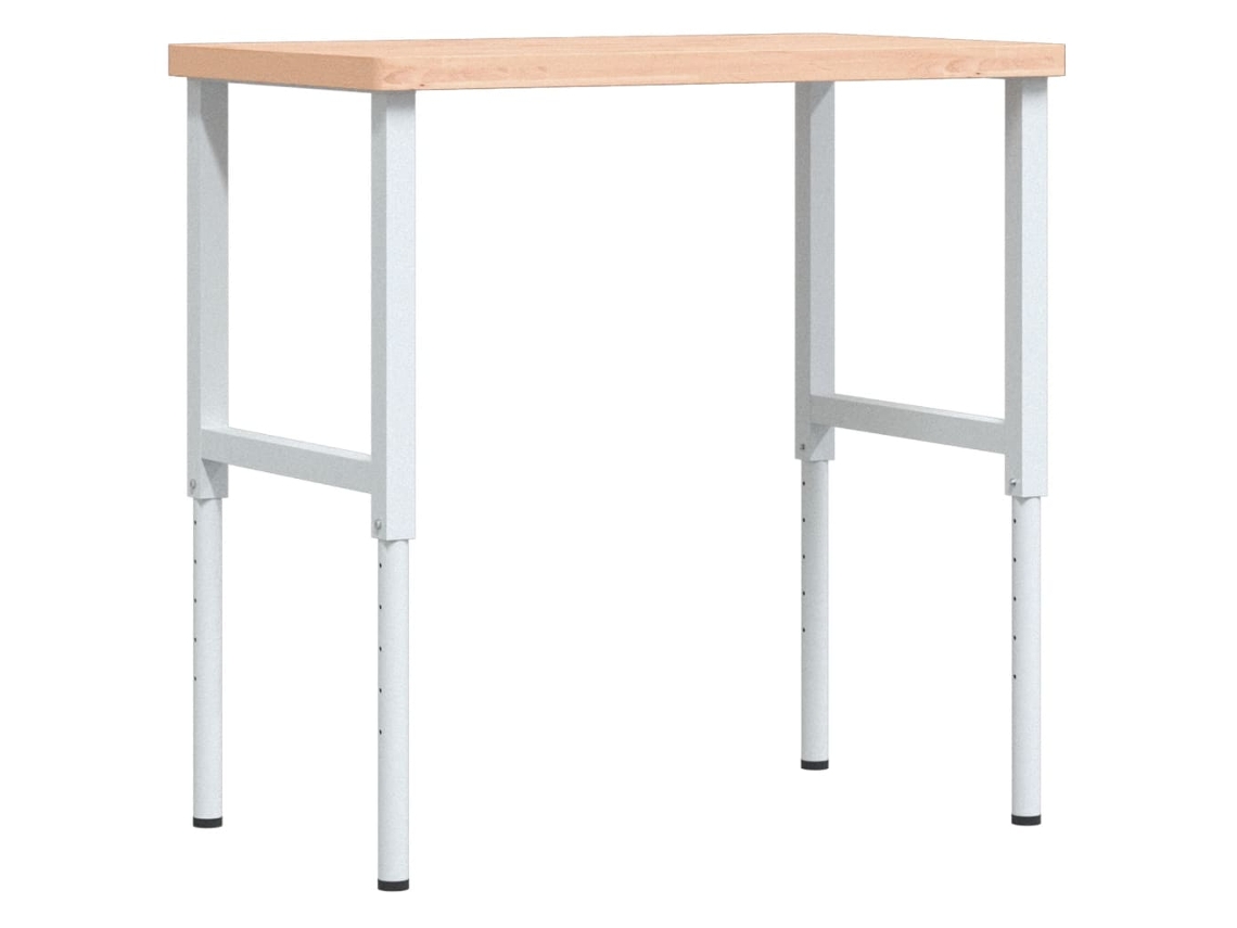 Bancada de trabalho VIDAXL Marrom Faia (100x60x(73-99,5)cm)