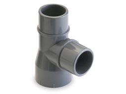 Tê 90º PVC Pressão Encolar H-M-M 63X63X50 Notub HIDROTEN