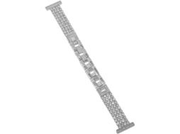 Pulseira De Relógio Com Quatro Fileiras Diamantes, Compatível
