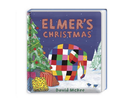 Livro Elmers Christmas de David Mckee (Inglês - Capa Dura)