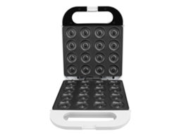 Máquina de confeitar mini 16 furos antiaderente multifuncional para donuts biscoitos cupcakes 1400w