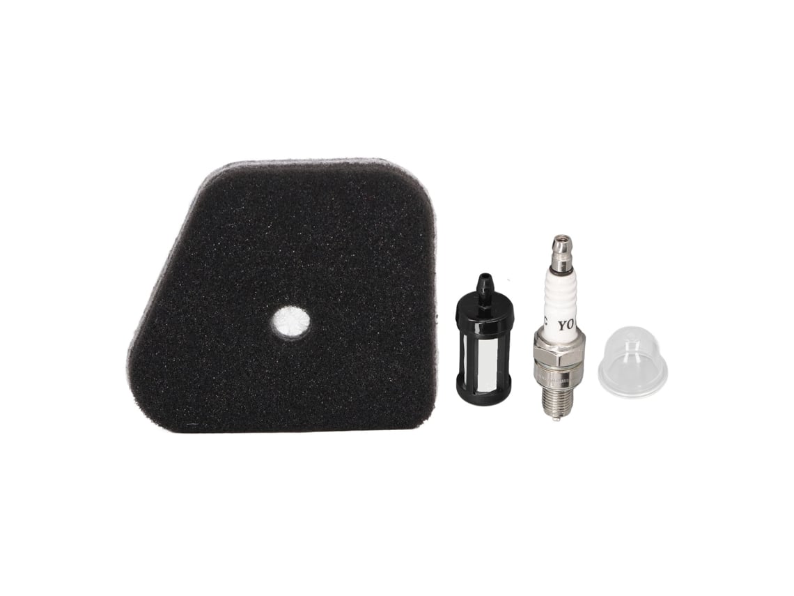 Kit de reparo de filtro de ar cerâmica algodão vela de ignição para Stihl Km130r Fs90 Fs100