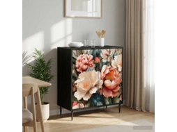 Vidaxl Buffet Borne Carvalho Preto 69 X 33 X 76 Cm