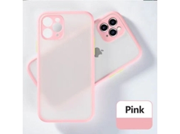 Capa Para Iphone 17 Air Rosa Com Acabamento Fosco