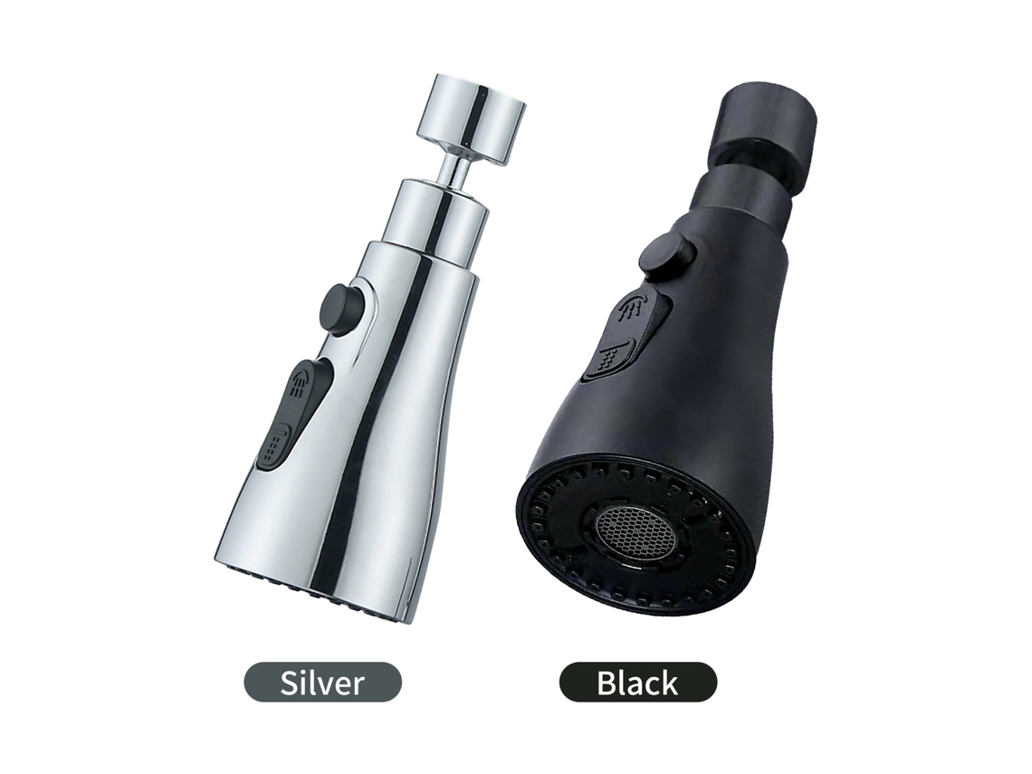 Cabeça De Pulverização Faucet 3 Funções Giratória 360°