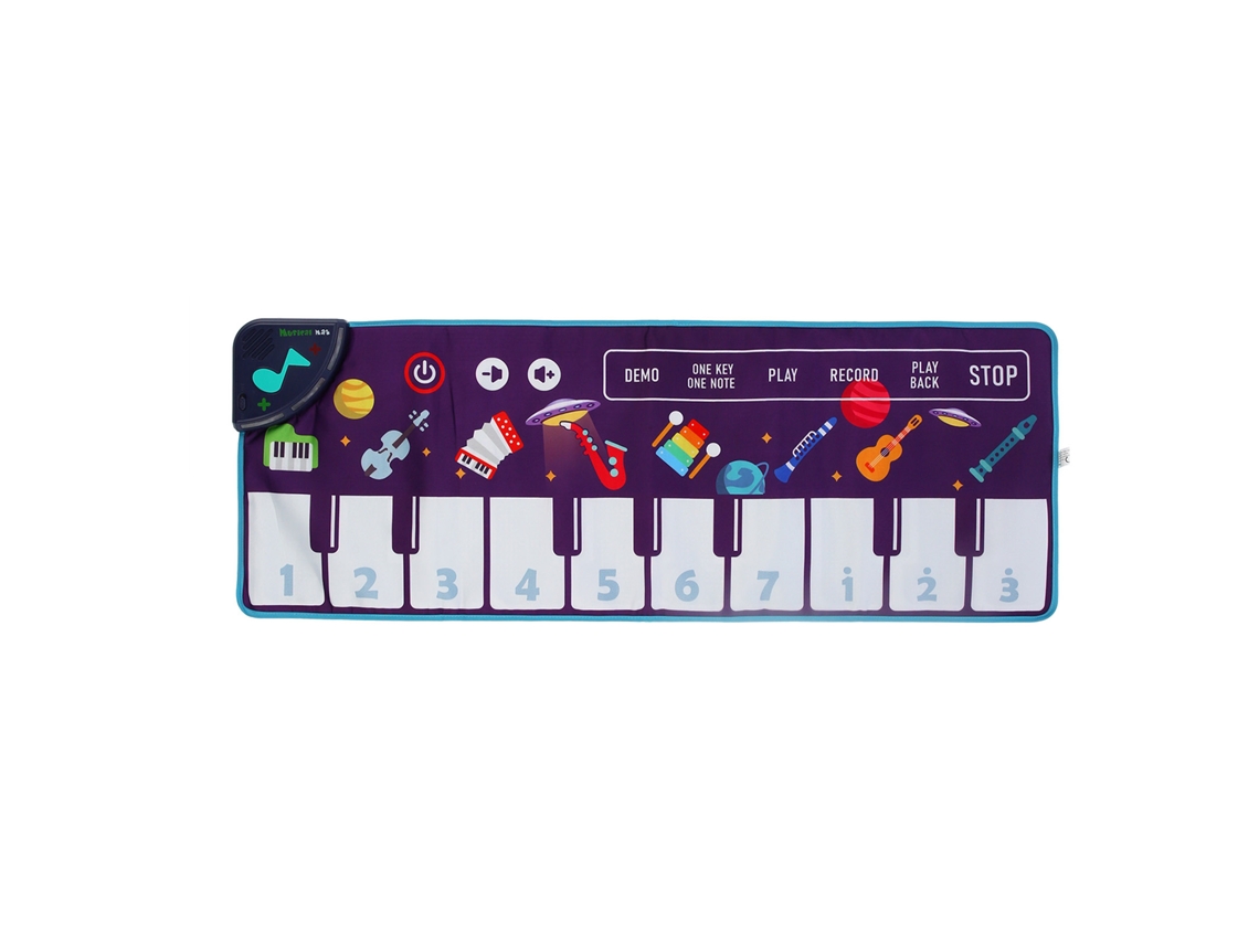 Ats colchón Piano Musical para Niños Con Canciones Incorporadas, Juguete Educatsivo Grande de Instrumento Musical Cp4972
