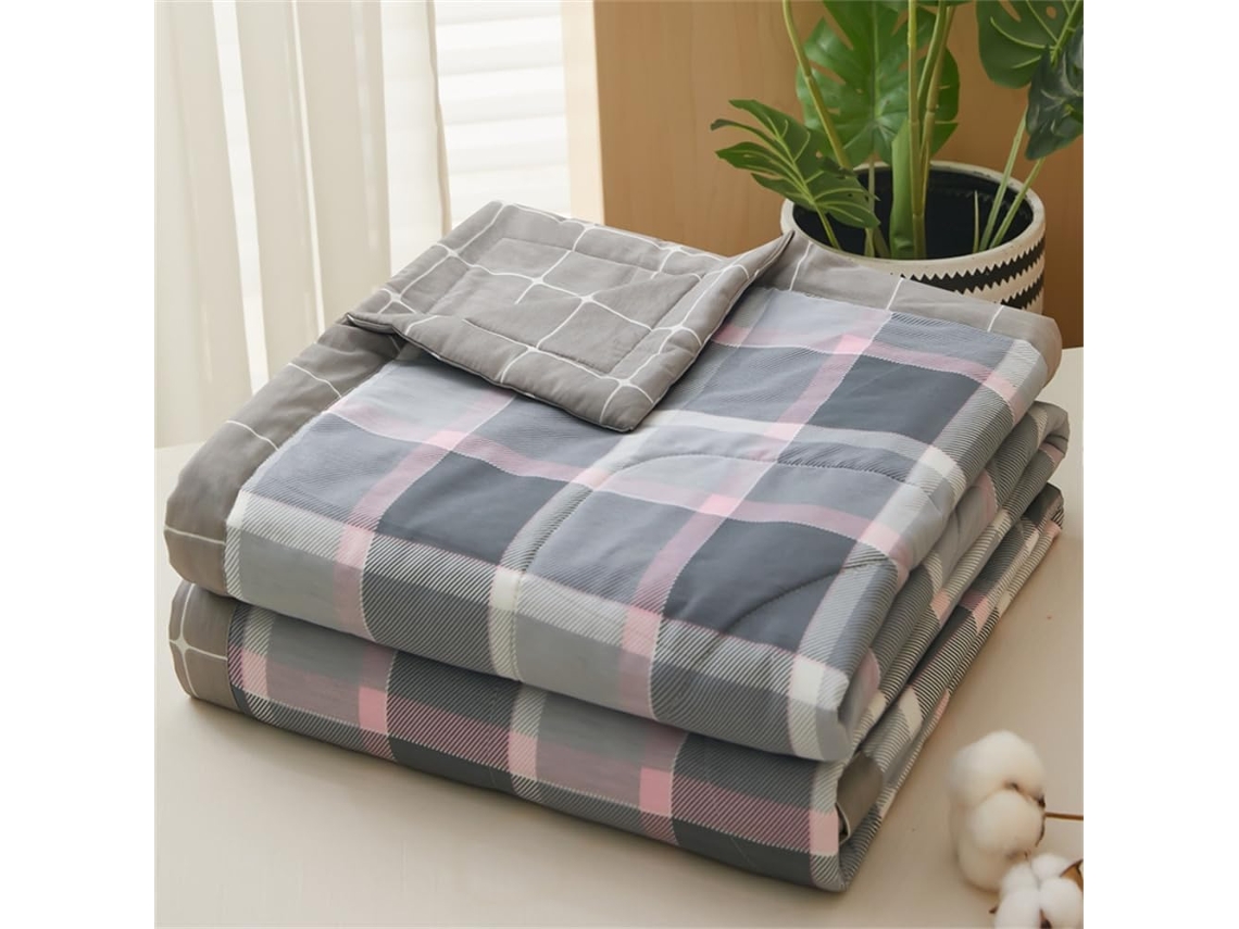 Colcha Acolchoada Fansu Capa de Cama Manta para Ar Condicionado Edredom Conjunto 100% Algodão Sofá com Estampa