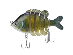 Bionic Bait (bionic Fish Lure, Multi-section Swimming Posture) Lure Bionic Bait Six-section Fish Small Tilapia Treble Hook (8.5cm 24.7g) Size 5