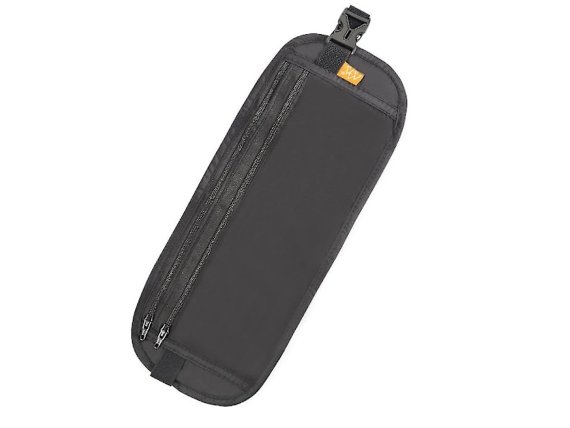 Cinto Porta, Dinheiro Para Viagens, Bolso Fino Para Passaporte, Ideal Para Proteger Seus Documentos Importantes E Dinheiro. Cor: Preto