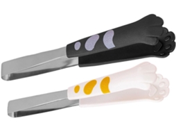 Pinças Multifuncionais Para Churrasco Ao Ar Livre Em Aço Inoxidável, Formato De Pata Gato, Conjunto De 2 Peças, Leves E