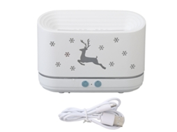 Umidificador com Efeito de Chama, Difusor de Aromas, Grande Capacidade, Umidificador Automático Silencioso para Decoração de Casa, 5v 2a BRILVIBERA