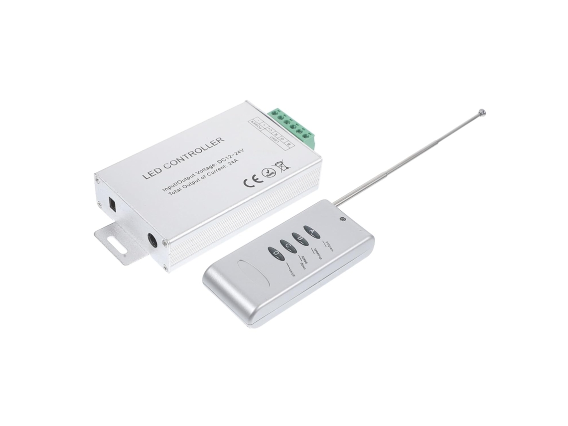 Driver De Radiofrequência 12-24v Dc Para Fitas Led Ws2811 E Ws2812b, Com Proteção Contra Inversão De Polaridade E