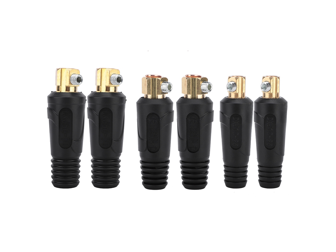 2 Peças Conector Rápido De Cabo De Solda Estilo Europeu De Cobre 200-400a Conector De Fio De Solda (50-70)