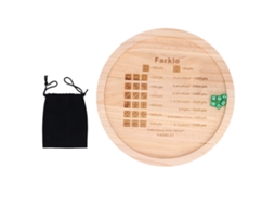 Mali bandeja de Dados Farkle de Madeira 30cm Jogo Clássico Familiar Melhora Habilidades Matemáticas