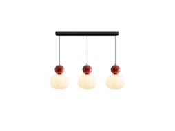 Laxiscreed Plafon De Quarto Com Design Moderno E Simples, Iluminação Criativa Para Crianças, Vermelha Com Base Preta