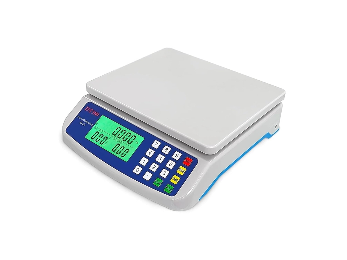 Balança De Cozinha, Balança Comercial Alimentos Com Visor Lcd, Contador De Moedas, Multifuncional, Aço Inoxidável