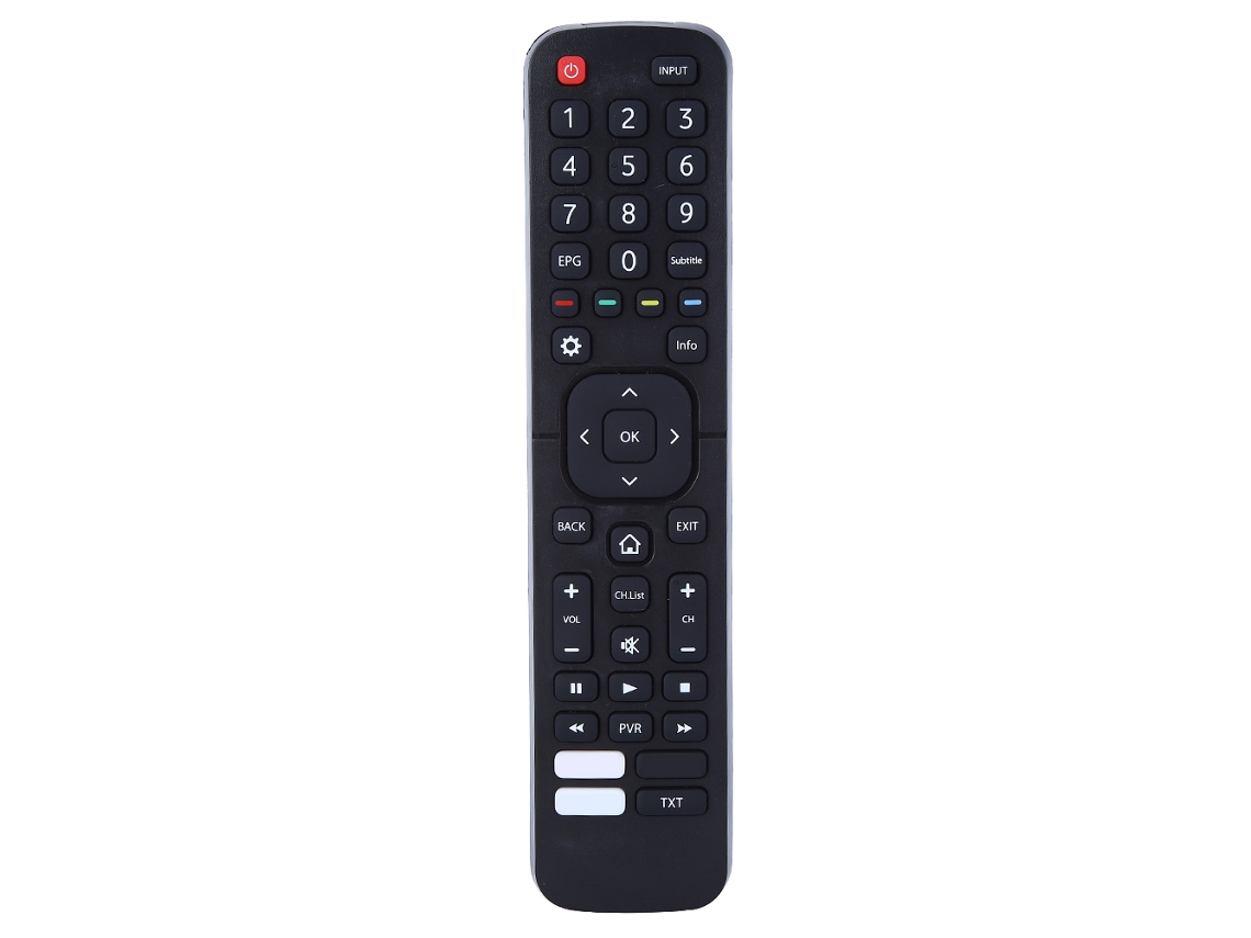 Aetheria controle Remoto Substituto para Tv Hisense En2x27hs Smart com Botões Grandes e Longa Distância