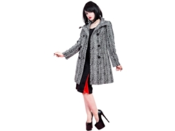 Jaqueta De Inverno Feminina - Casaco De Inverno Para Mulher - Jaqueta Acolchoada - Encolhimento Elegante - Gola Levantada - Forro Suave - Textura De M