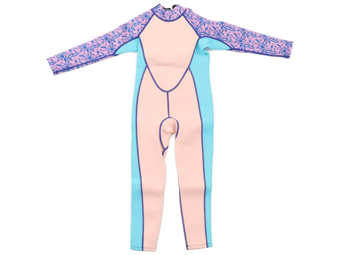 Traje Neoprene 2.5mm Crianças Proteção Solar Manga Longa