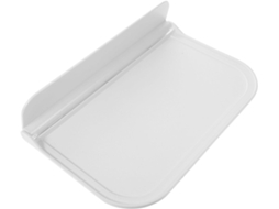 Suporte De Toalhas Dobrável De Parede Em Plástico Pp Branco Para Armazenamento Simples E