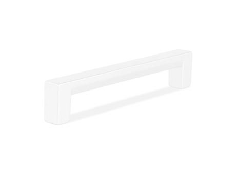 Cabo Zamak Modelo Olano L104 C96 Ral9006 Preto Mate e Branco Acabamento Branco Mate TRENTADUE