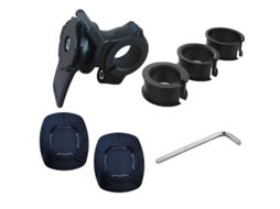 Suporte para Telemóvel HEXINYIGJLY, moto, bicicleta e trotinete, com amortecedor, preto