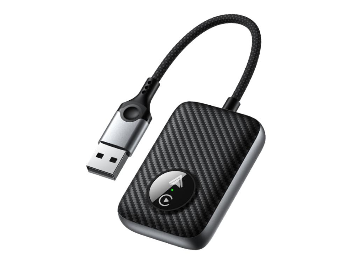 Adaptador Bluetooth ZRUXE 2 em 1 Usb para Carplay e Android Auto sem fios (compatível com Carros com Carplay/android Auto com fios) | ZRUXE